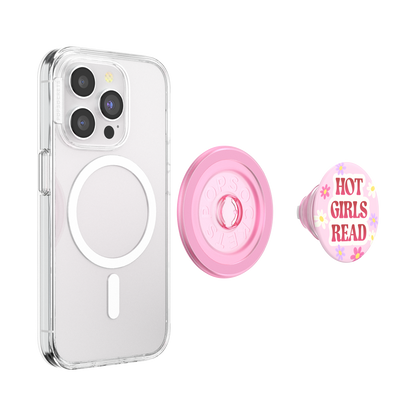 Hot Girls Read Pink — MagSafe PopGrip - US 50216
