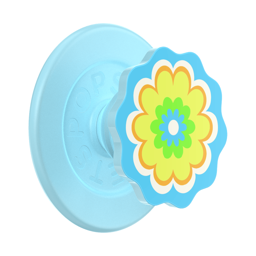 Molded Flower Kaleidoscope Blue — MagSafe PopGrip - US 92219