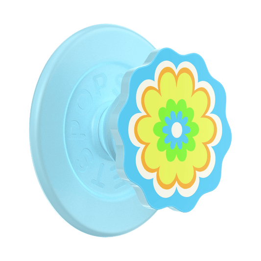 Molded Flower Kaleidoscope Blue — MagSafe PopGrip - US 52445