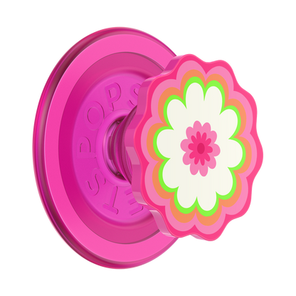 Molded Flower Kaleidoscope Pink — MagSafe PopGrip - US 96474