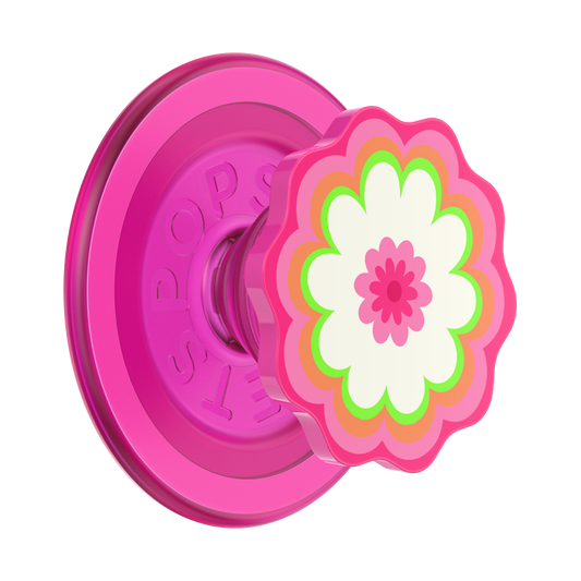 Molded Flower Kaleidoscope Pink — MagSafe PopGrip - US 39313