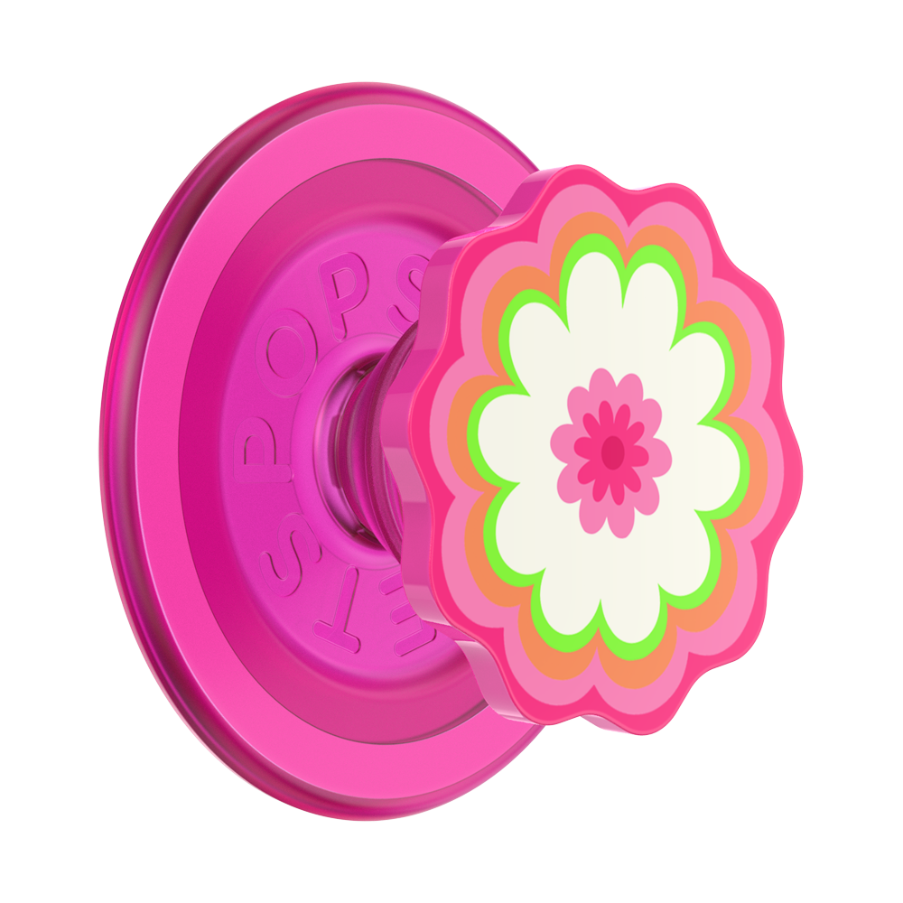 Molded Flower Kaleidoscope Pink — MagSafe PopGrip - US 06015