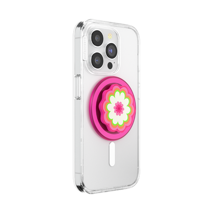 Molded Flower Kaleidoscope Pink — MagSafe PopGrip - US 16875