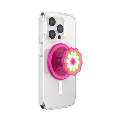 Molded Flower Kaleidoscope Pink — MagSafe PopGrip - US 96474