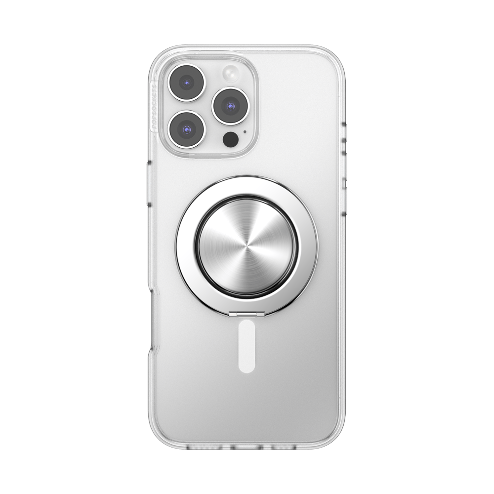 Aluminum Radial Silver —  MagSafe Kick-Out Grip & Stand - US 13101
