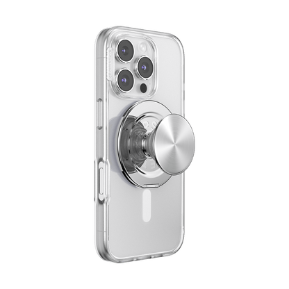 Aluminum Radial Silver —  MagSafe Kick-Out Grip & Stand - US 39107