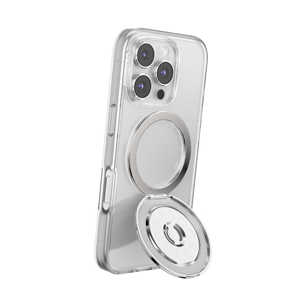 Aluminum Radial Silver —  MagSafe Kick-Out Grip & Stand - US 53269
