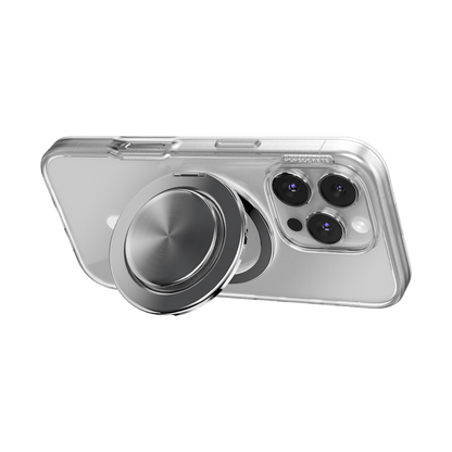 Aluminum Radial Silver —  MagSafe Kick-Out Grip & Stand - US 39107
