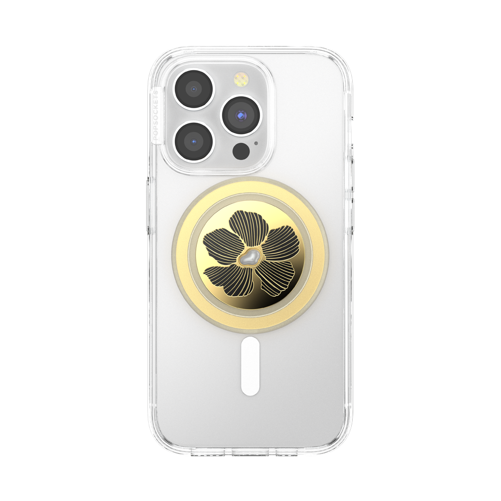 Enamel Mae Flower with Pearl — MagSafe PopGrip - US 76548
