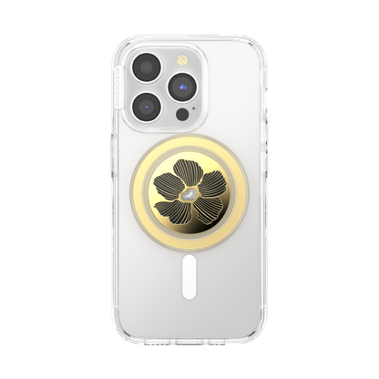 Enamel Mae Flower with Pearl — MagSafe PopGrip - US 23393
