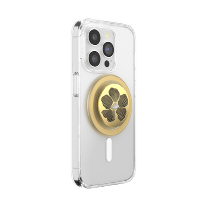 Enamel Mae Flower with Pearl — MagSafe PopGrip - US 23393