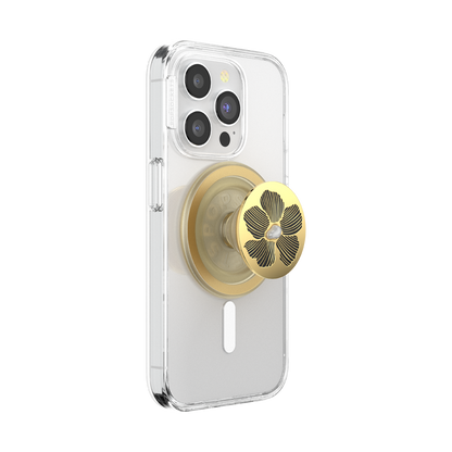 Enamel Mae Flower with Pearl — MagSafe PopGrip - US 39431