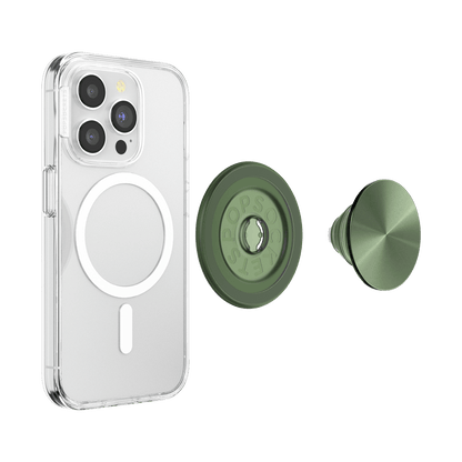 Aluminum Radial Olive — MagSafe PopGrip - US 75121