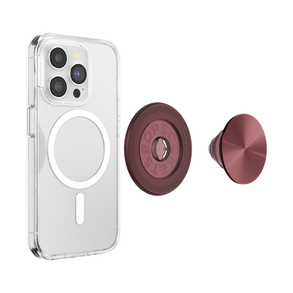 Aluminum Radial Oxblood — MagSafe PopGrip - US 09244