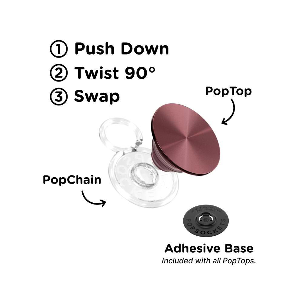 Aluminum Radial Oxblood — PopTop - US 77052
