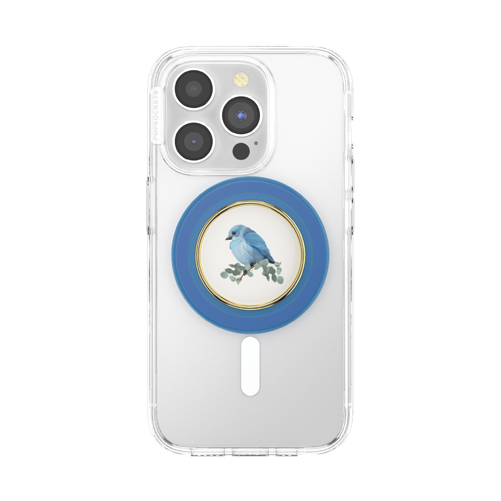 Enamel Blue Bird — MagSafe PopGrip - US 90081