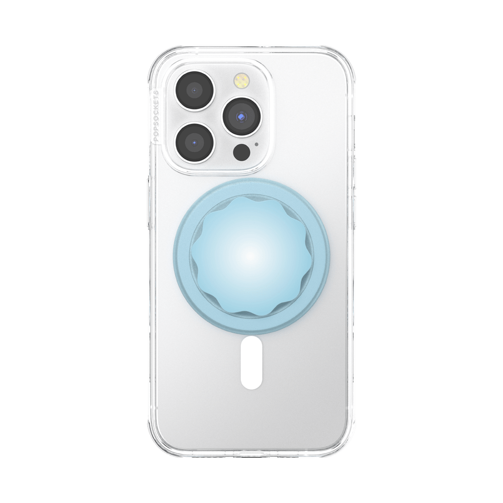 Molded Flower Blue Sigh — MagSafe PopGrip - US 33116
