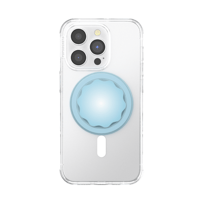 Molded Flower Blue Sigh — MagSafe PopGrip - US 78130