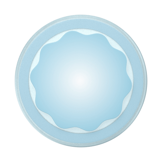 Molded Flower Blue Sigh — MagSafe PopGrip - US 52109