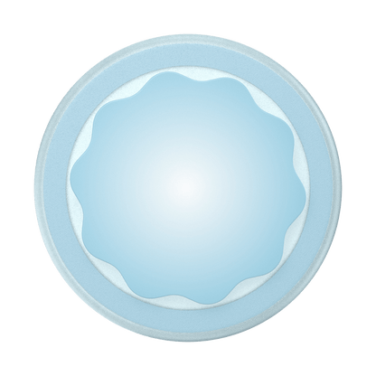 Molded Flower Blue Sigh — MagSafe PopGrip - US 33116