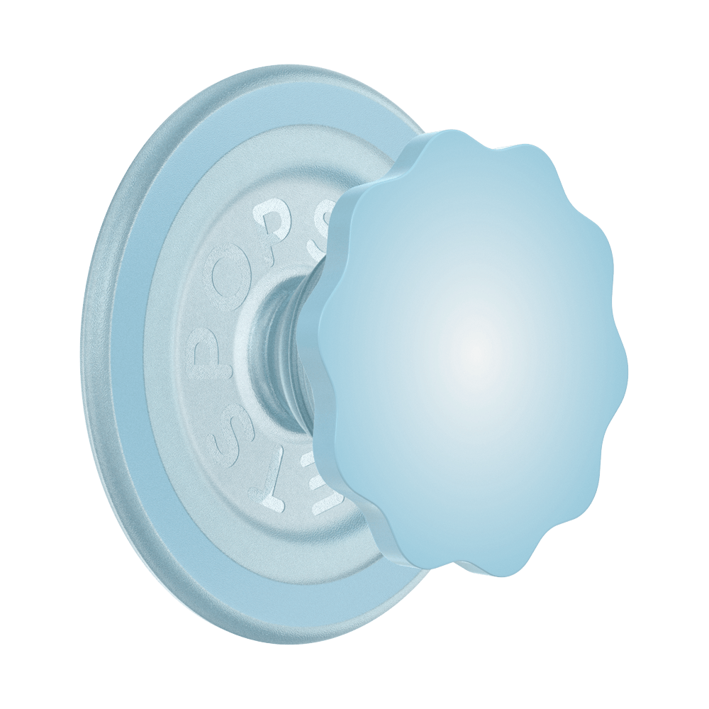 Molded Flower Blue Sigh — MagSafe PopGrip - US 78130