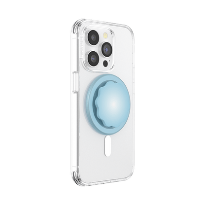 Molded Flower Blue Sigh — MagSafe PopGrip - US 33116