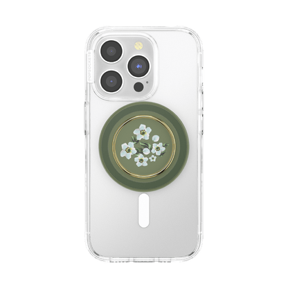 Enamel Floral Relief — MagSafe PopGrip - US 56697