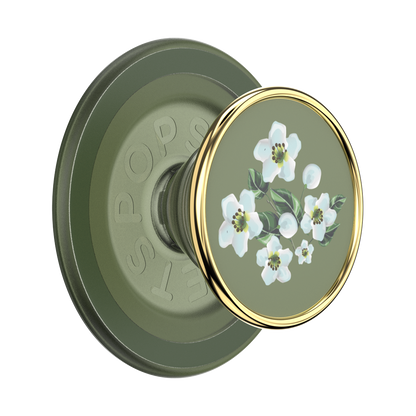 Enamel Floral Relief — MagSafe PopGrip - US 63593