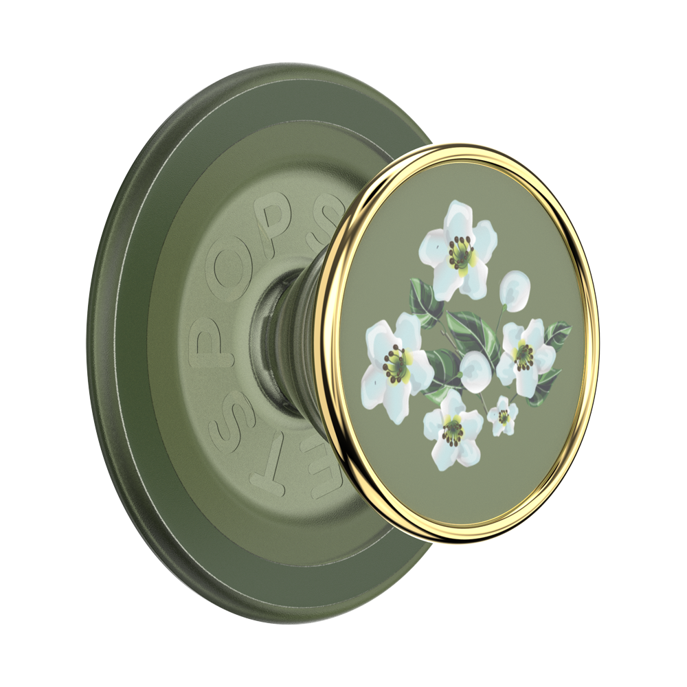 Enamel Floral Relief — MagSafe PopGrip - US 51770