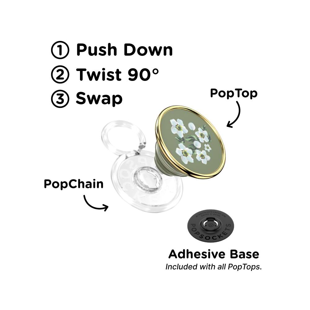 Enamel Floral Relief — PopTop - US 60758