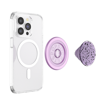 Aluminum Sugar Plum Speckle — MagSafe PopGrip - US 79277