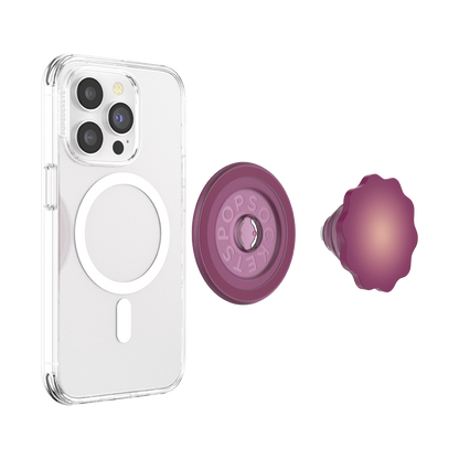 Molded Flower Red Wine — MagSafe PopGrip - US 10274