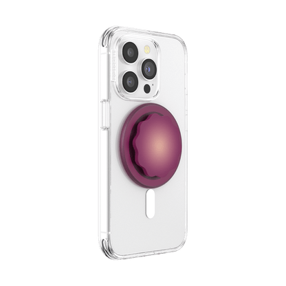 Molded Flower Red Wine — MagSafe PopGrip - US 10274