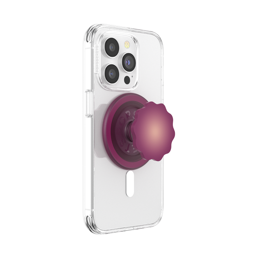 Molded Flower Red Wine — MagSafe PopGrip - US 10274