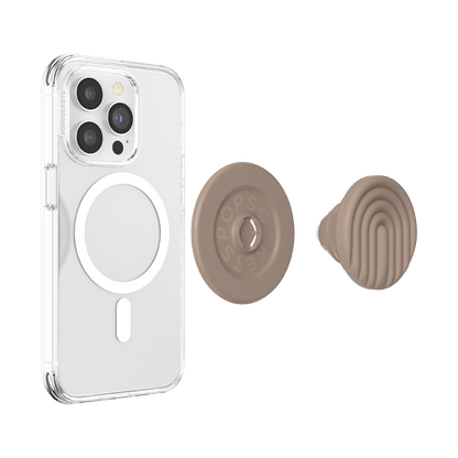 PopOut Latte Curves — MagSafe PopGrip - US 75425