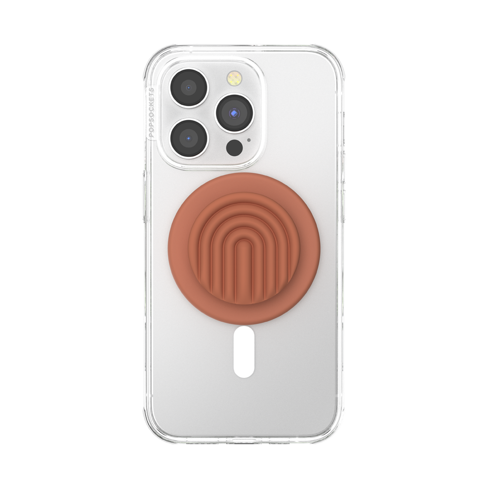 PopOut Terracotta Curves — MagSafe PopGrip - US 31155