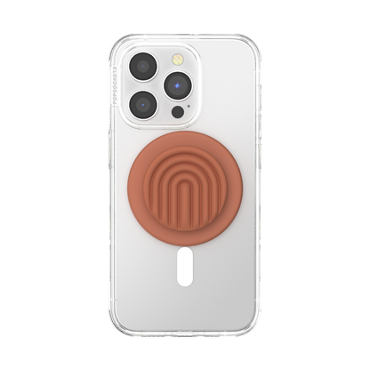 PopOut Terracotta Curves — MagSafe PopGrip - US 89372