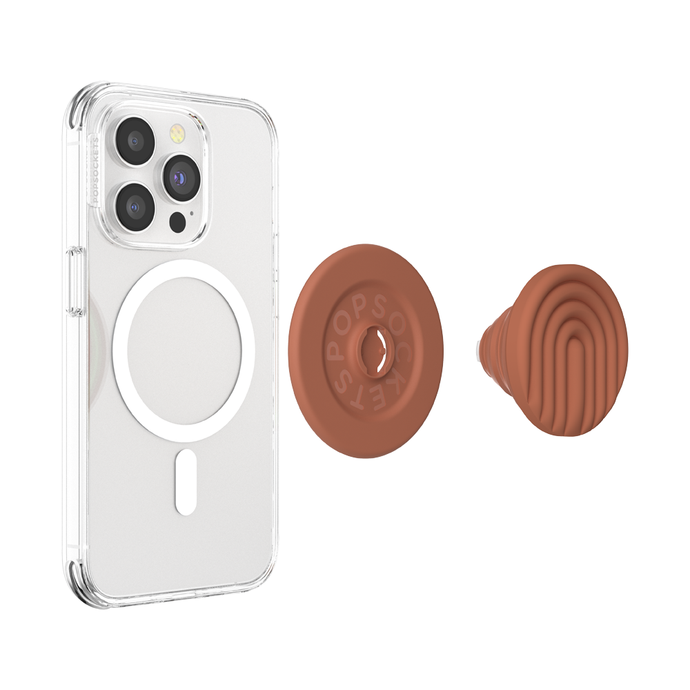 PopOut Terracotta Curves — MagSafe PopGrip - US 89372
