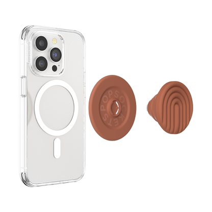 PopOut Terracotta Curves — MagSafe PopGrip - US 89372