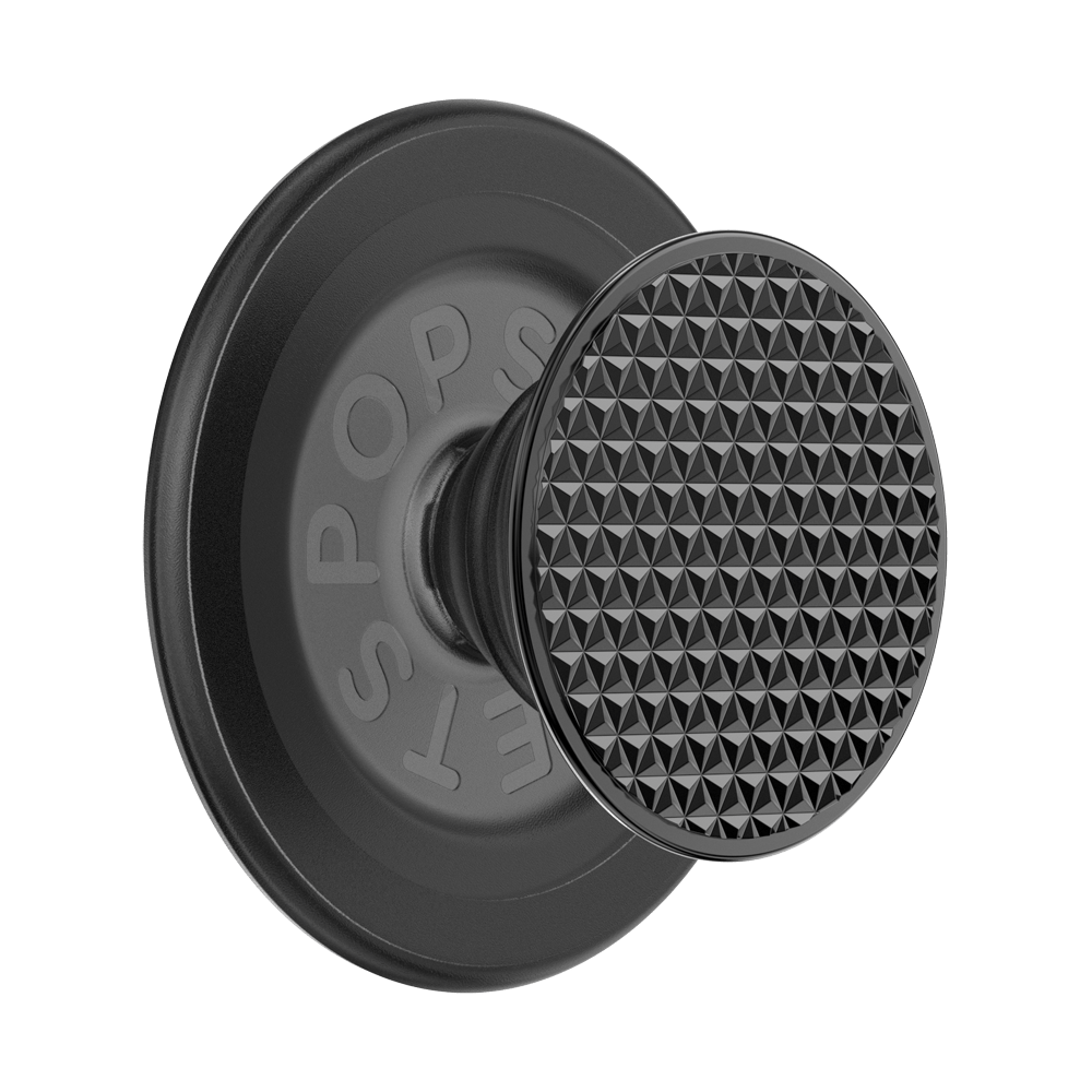 Triangle Knurl Black — MagSafe PopGrip - US 90538