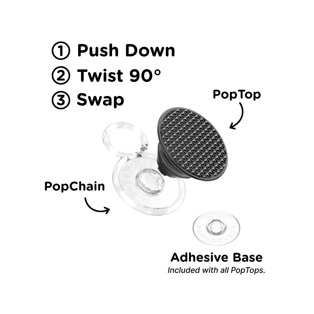 Triangle Knurl Black — PopTop - US 06634