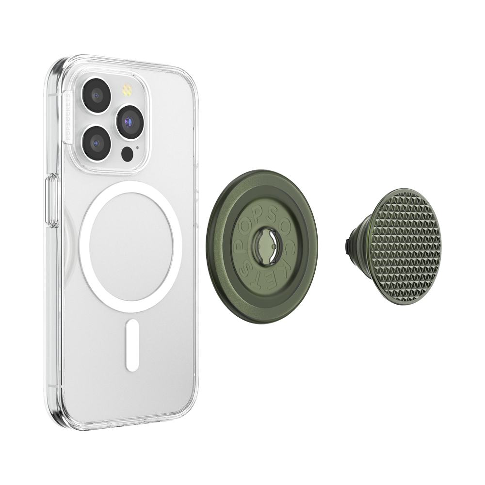 Olive Triangle Knurl — MagSafe PopGrip - US 62231