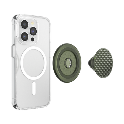 Olive Triangle Knurl — MagSafe PopGrip - US 62231