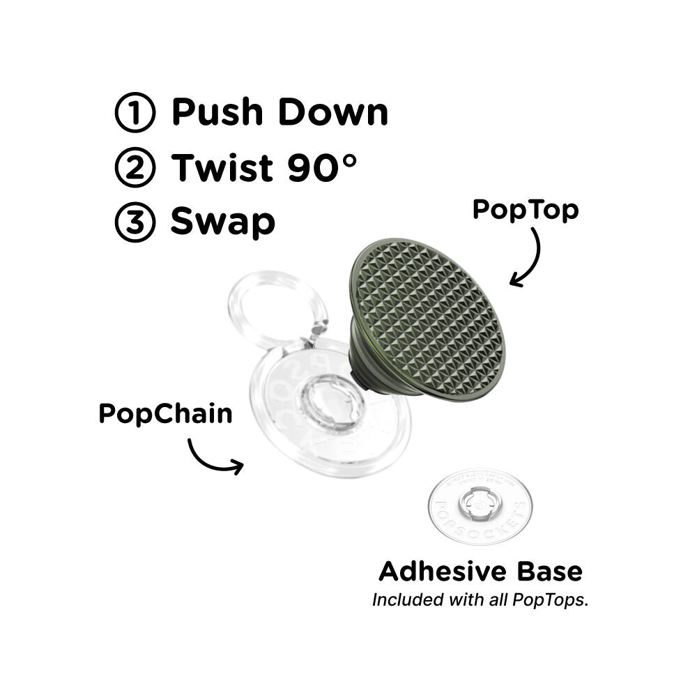 Olive Triangle Knurl — PopTop - US 00682