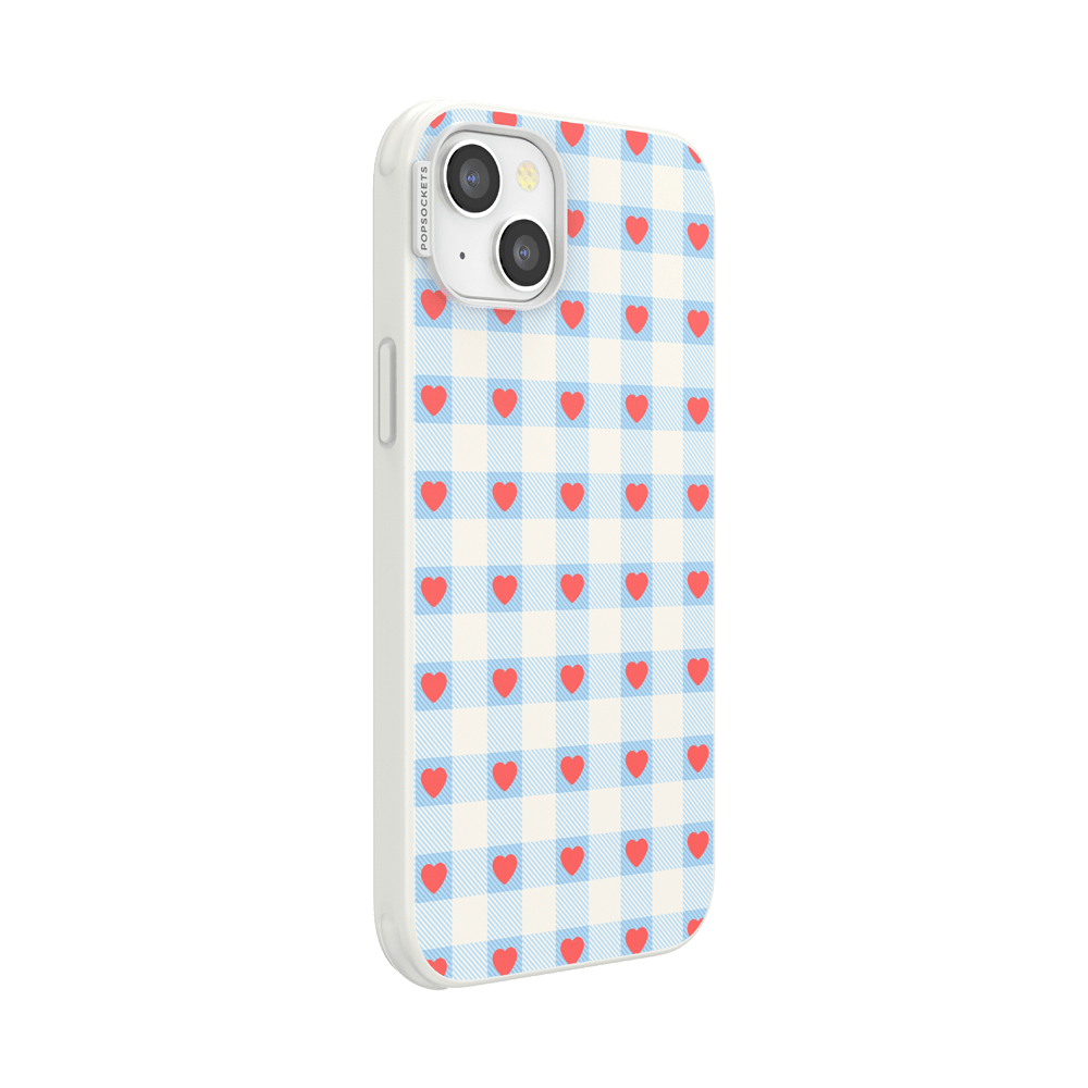 Berry Sweet Gingham — iPhone 14 Plus MagSafe Case - US 90380