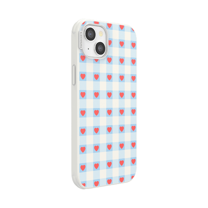 Berry Sweet Gingham — iPhone 14 Plus MagSafe Case - US 90380