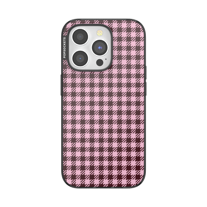 Black Cherry Gingham — iPhone 15 Pro MagSafe Case - US 03193