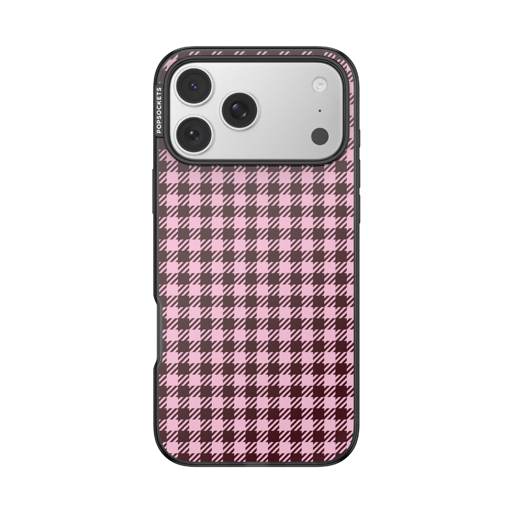 Black Cherry Gingham — iPhone 17 Pro Max MagSafe Case - US 12126
