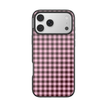 Black Cherry Gingham — iPhone 17 Pro Max MagSafe Case - US 12126