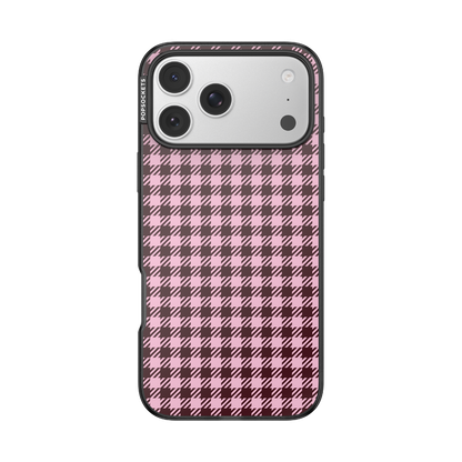 Black Cherry Gingham — iPhone 17 Pro Max MagSafe Case - US 52441